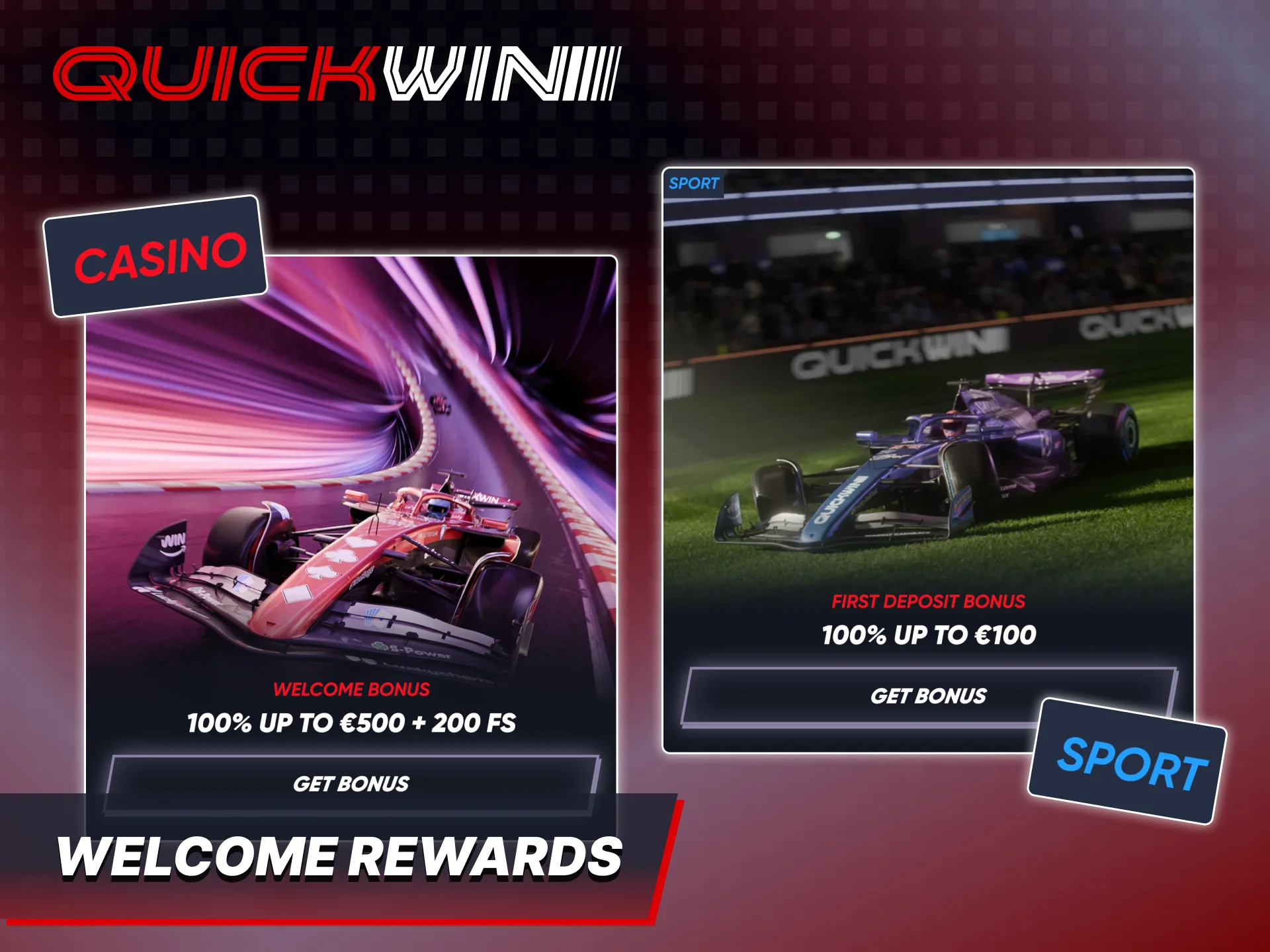 Download the Quickwin app and get a welcome bonus.