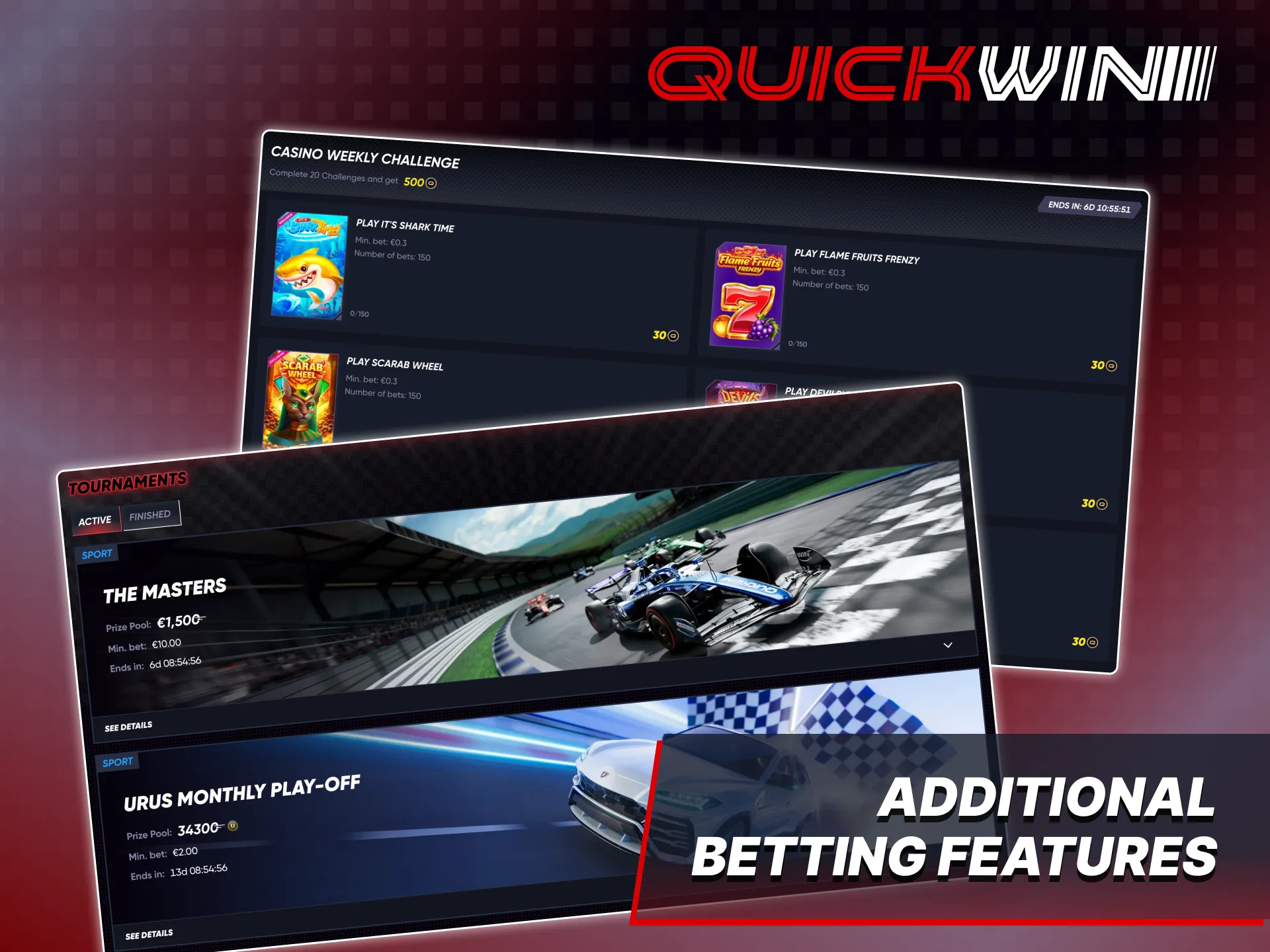 Check the other betting options at Quickwin website.