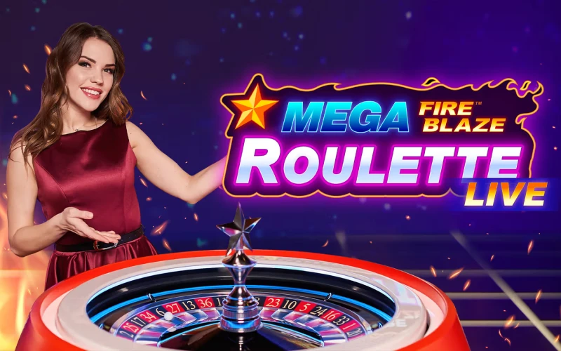 Win the jackpot in Quickwin Mega Fire Blaze Roulette Live.