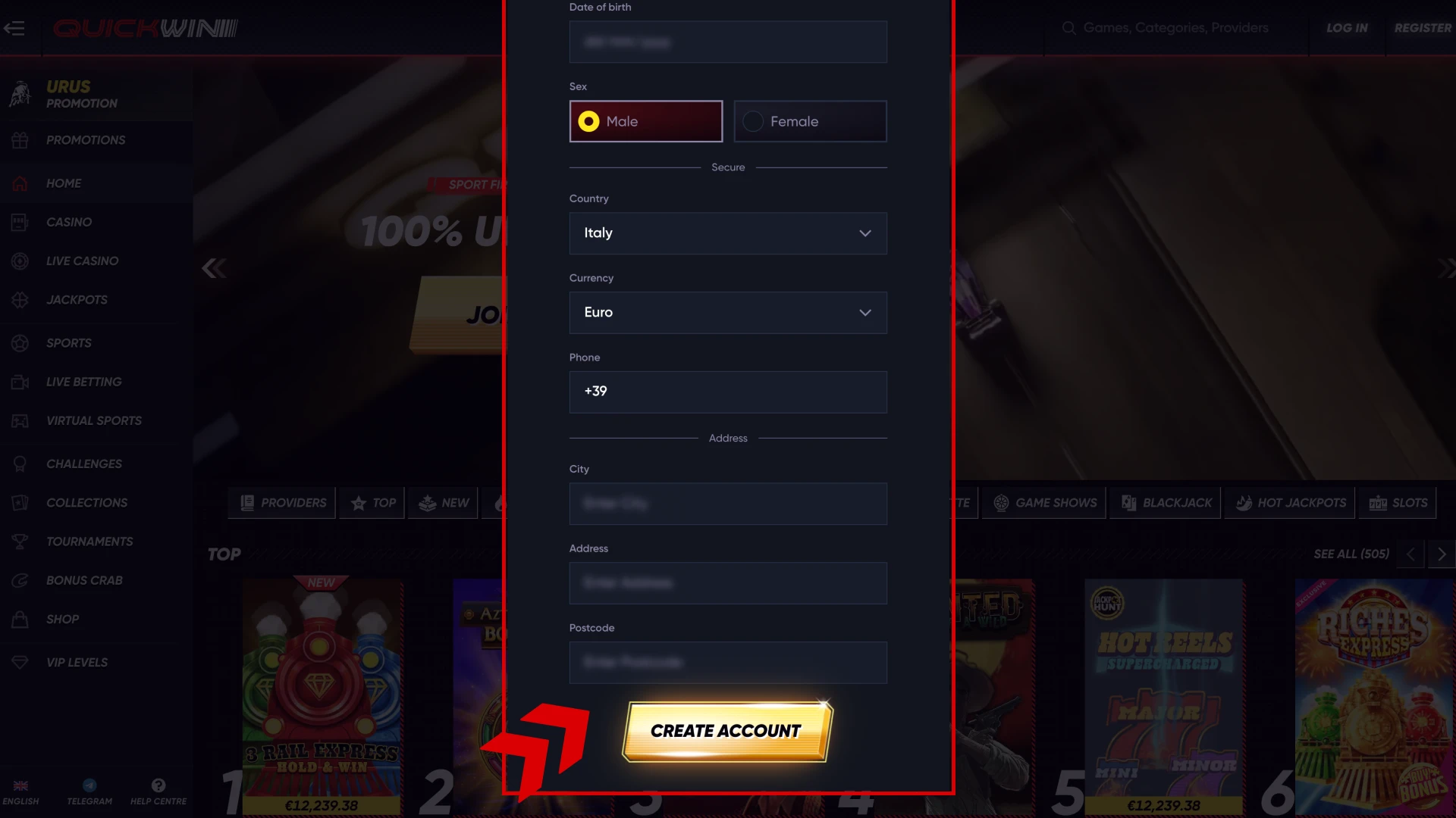 Check the information and tap Quickwin complete button.
