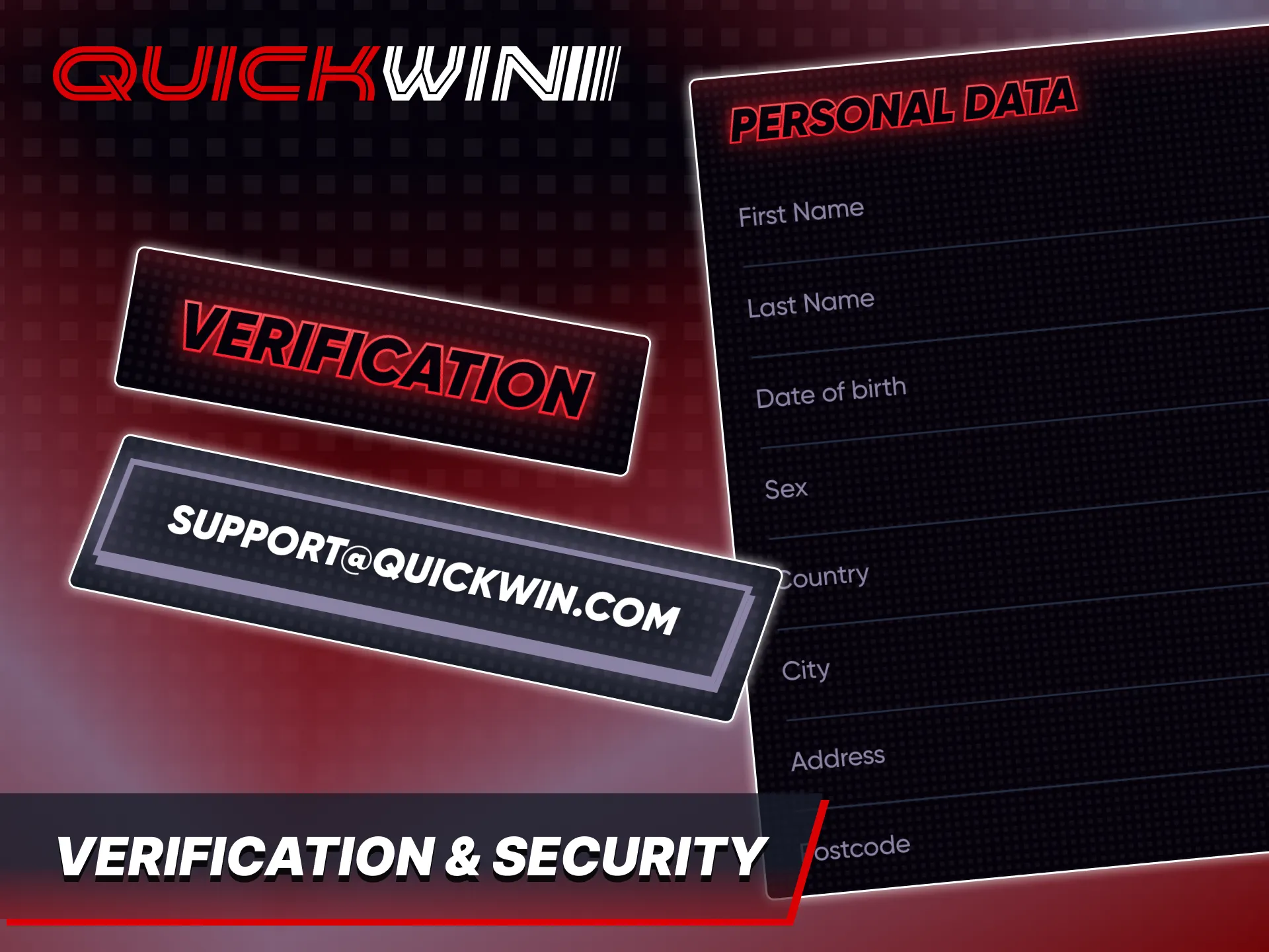 Quickwin requires you to complete the verification process before withdrawal.